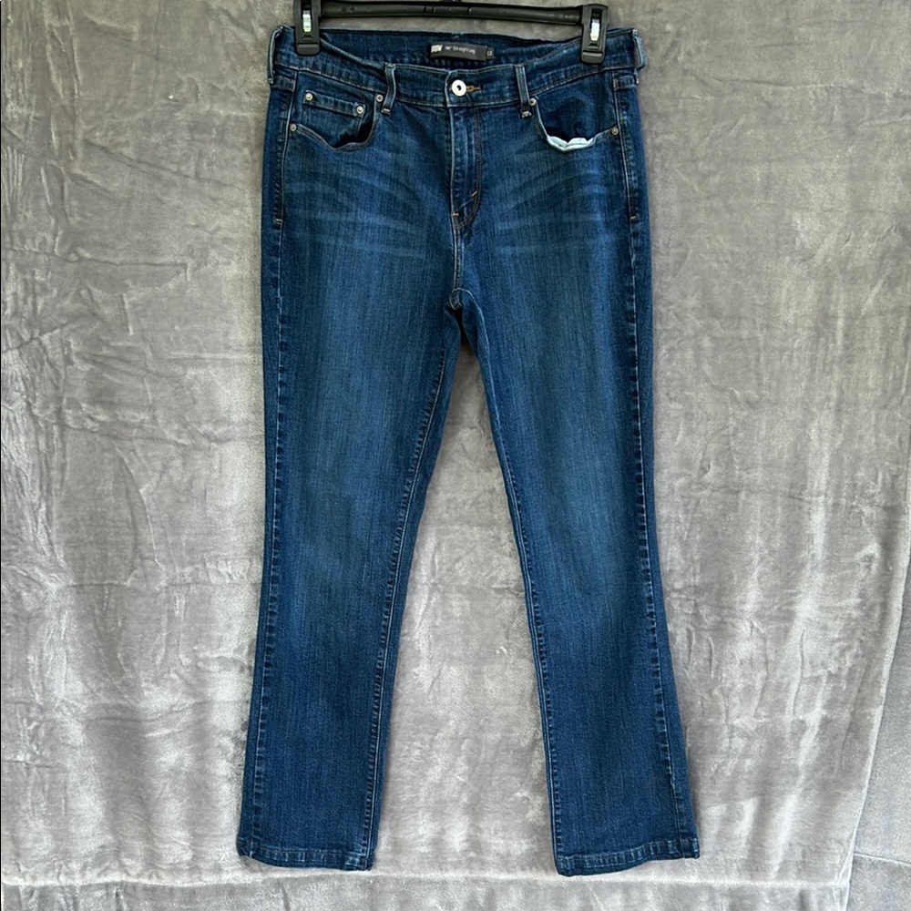 Levi's Blue 505 Straight Leg Jeans Classic Denim